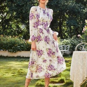 Shein L Floral Dress
